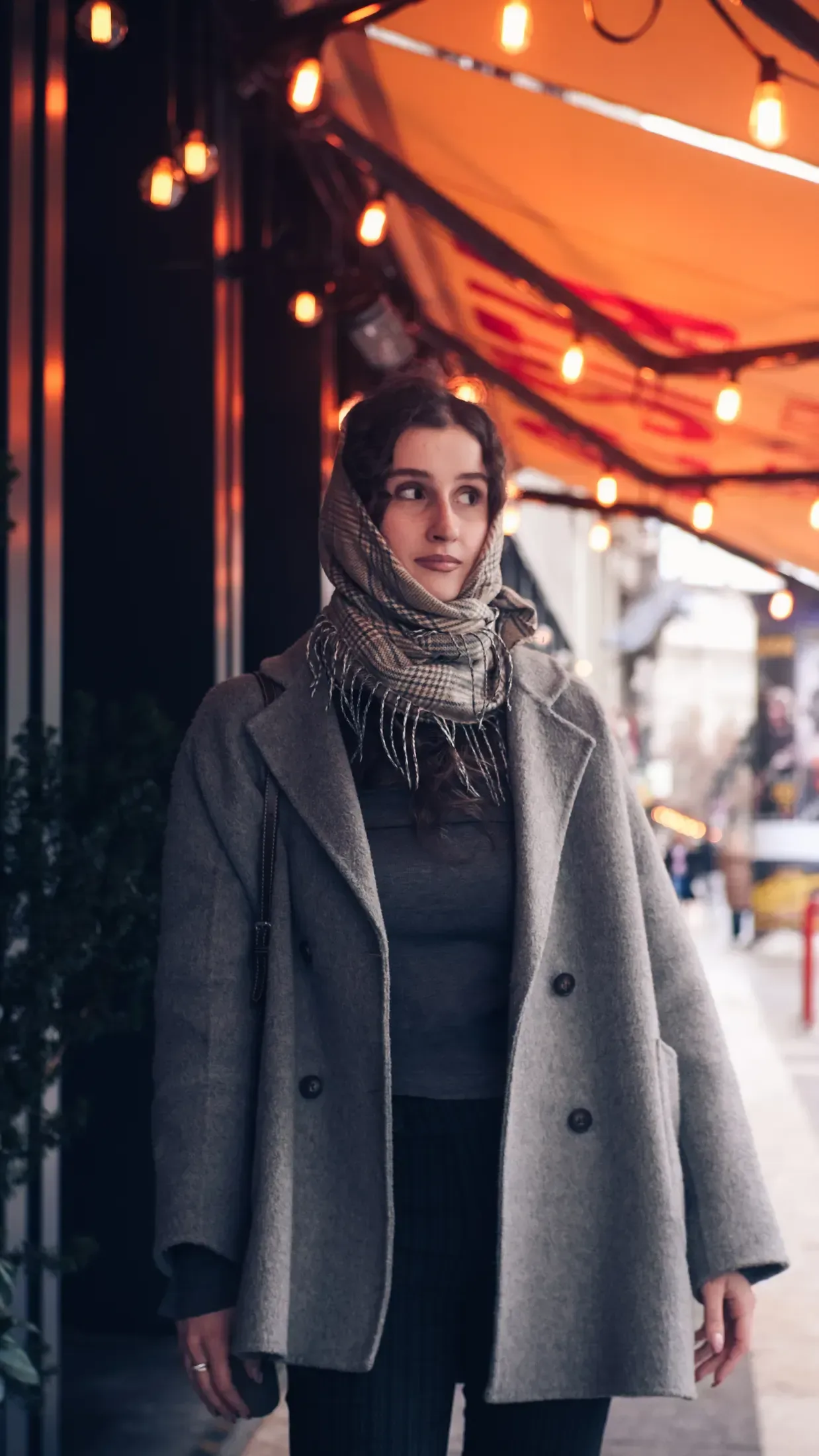 Outdoor portrait in soft natural light